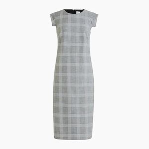 NWT HATCH X J.Crew Maternity resume dress in glen plaid Sized S-M